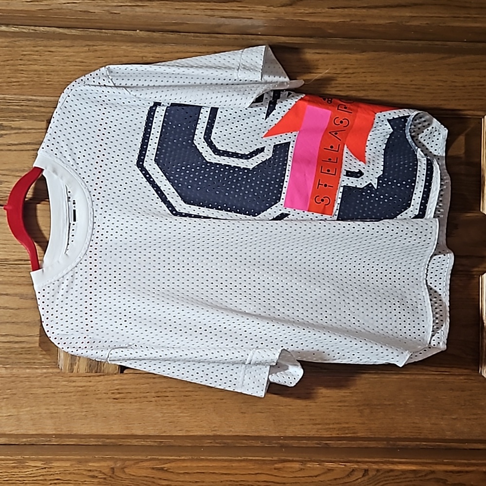 ADIDAS by STELLA McCARTNEY Stella Sport White Climate Mesh Top